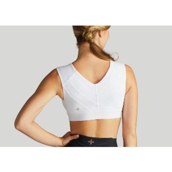 Tommie Copper Shoulder Support Comfort Bra Nude Zipper Front & Pullover 3X New - Picture 5 of 6